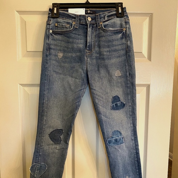 7 For All Mankind Denim - Seven (7 for All Mankind) High Waist Skinny Jeans